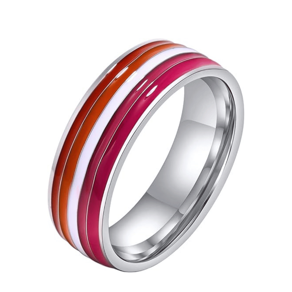 Lesbian Pride Ring