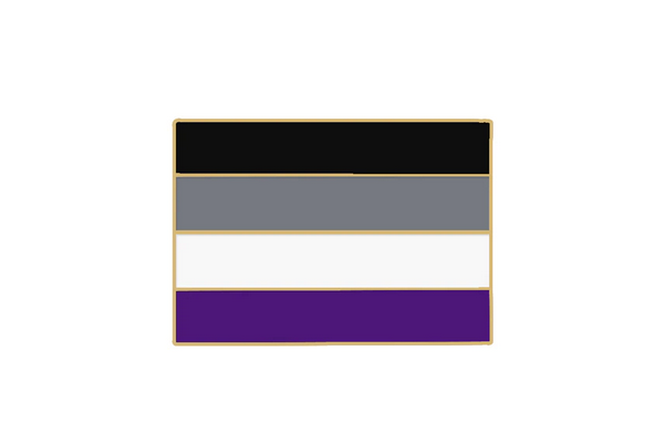 Asexual Flag Pin