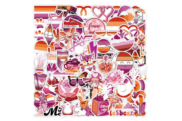 Lesbian Sticker 99 Piece Pack