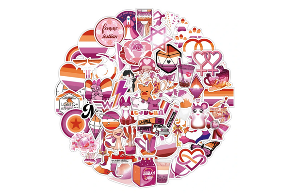 Lesbian Sticker 99 Piece Pack