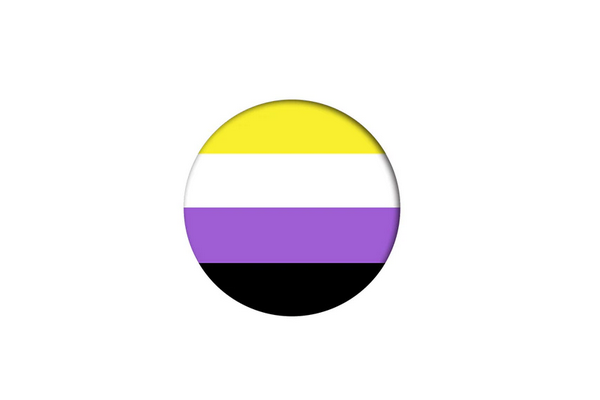 Non Binary Flag Badge