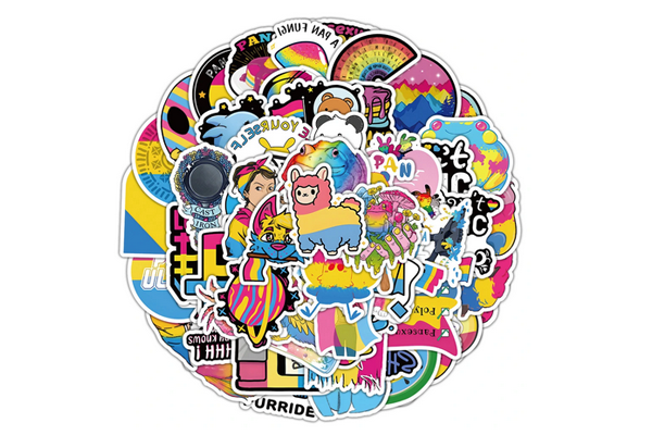 Pansexual Sticker 60 Piece Pack