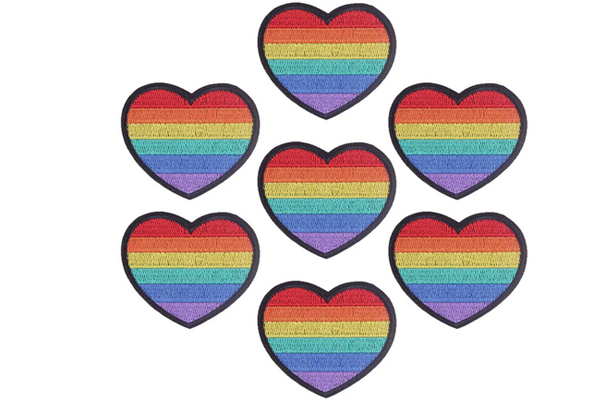 Rainbow Heart Patch