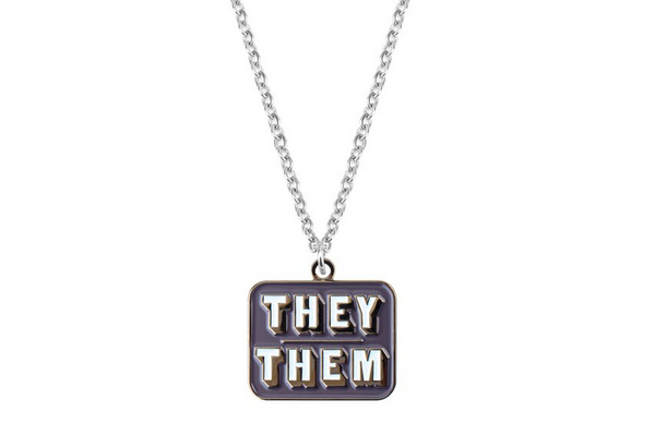They/Them Pronoun Necklace