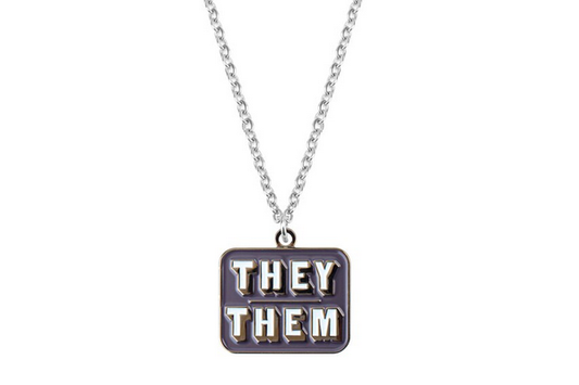 They/Them Pronoun Necklace