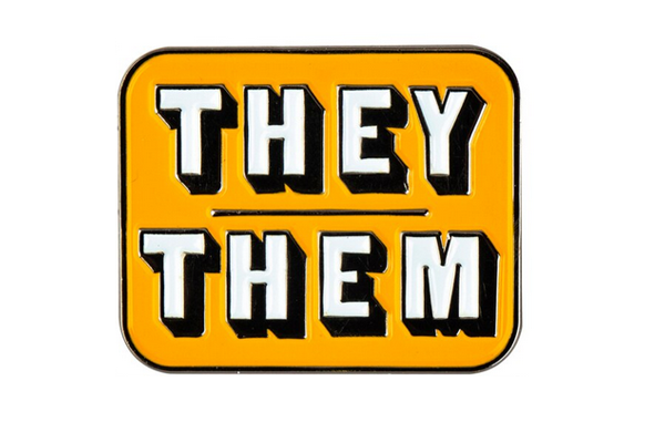They/Them Pronoun Pin
