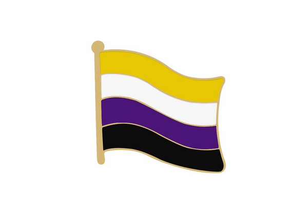 Non-Binary Flag Pin