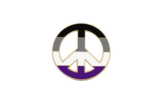 Asexual Peace Pin