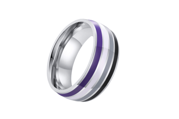 Asexual Pride Ring
