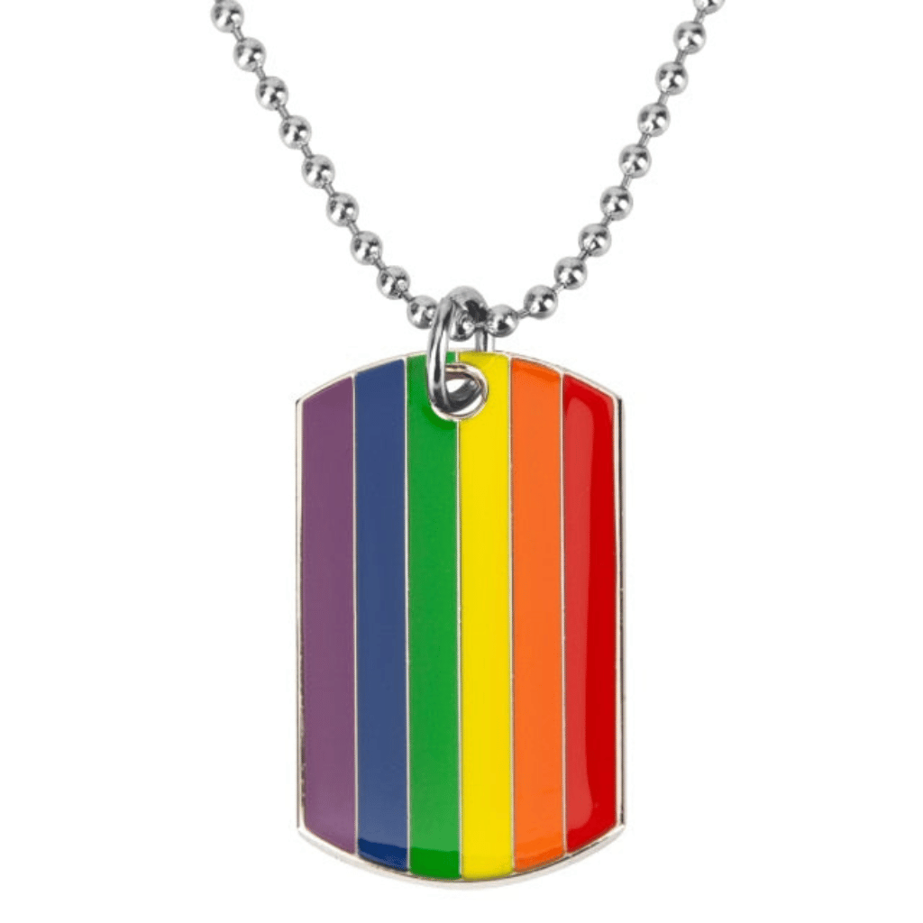 Rainbow Dog Tag