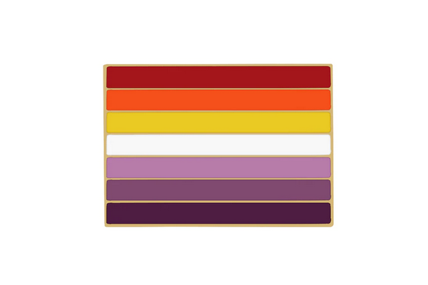 Lesbian Flag Pin