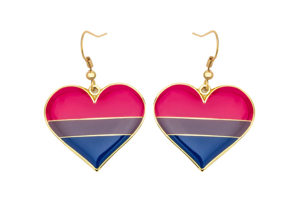 Heart Earrings Bisexual