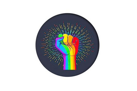 Rainbow Fist Badge