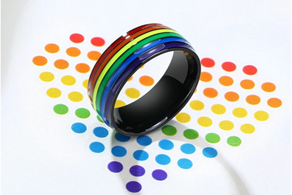 Rainbow Ring Black