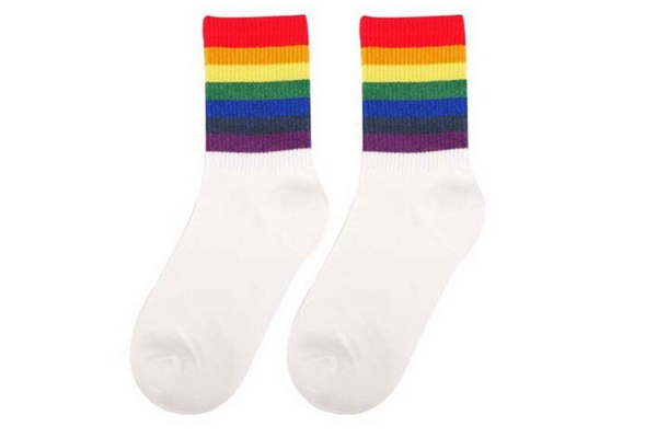 Rainbow Thick Stripe Socks