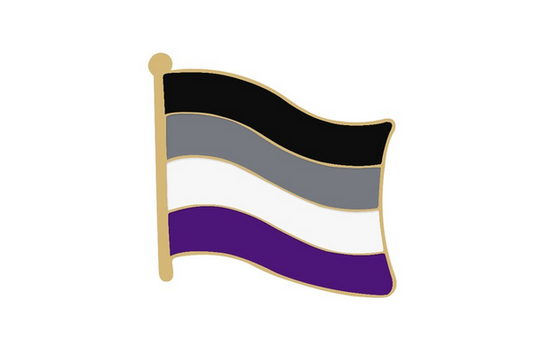 Asexual Flag Pin